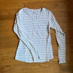 Striped long sleeve shirt